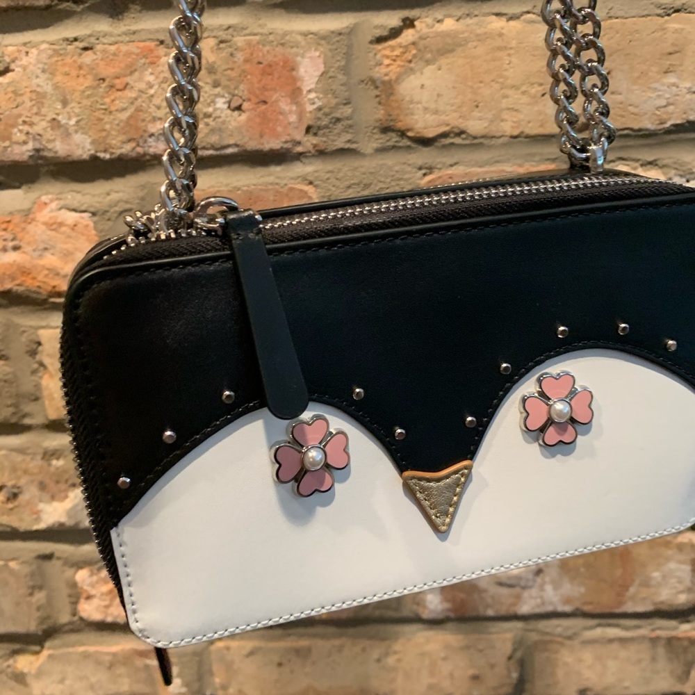 FIRM PRICE Kate spade double chain penguin bag - Picture 2 of 8